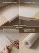 Силиконовая накладка-подкладка для рабочего стола (коврик на стол) 71×50 см, прозрачно-белый - изображение 4