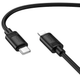 Кабель USB C to C 60 W 1m Hoco X124 чорний - зображення 5
