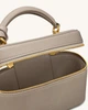 Стильна сумка jw pei cleo box shape top handle bag — taupe - изображение 4