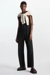 Комбінезон жіночий COS square-neck jersey jumpsuit 1076650001 L Чорний - изображение 4