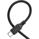 Дата кабель USB 2.0 AM to USB-C 1.0m Cool silicone X90 black HOCO (6931474788443) - изображение 2