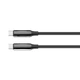 Дата кабель USB-C to USB-C 2.0m (PVC+Aluminum Alloy) (PD Fast Charging 240W) 5А black ColorWay (CW-CBPDCC070-BK) - зображення 3