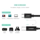 Кабель для принтера USB-C 2.0 to BM 2.0m US241 black Ugreen (50446) - зображення 6