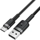 Дата кабель USB 2.0 AM to USB-C 1.2m 60W black Acefast (6974316285144) - изображение 1