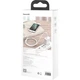 Дата кабель USB 2.0 AM to Lightning 1.0m Cafule Series Metal 2.4A White Baseus (CALJK-A02) - изображение 9
