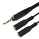 Переходник для гарнитуры XOKO SC-009 Jack 2 x 3.5-мм jack (F) - 3.5-мм 4pin jack (M) - изображение 3