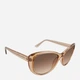 Солнцезащитные очки женские Calvin Klein 111990081 Бежевые (1161327526) - изображение 3