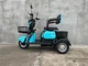 Электроскутер трехколесный EVOBIKE Luna TRIO PRO 1200W 60V 20Ah (2026) со съемным графеновым аккумулятором и пассажирским сиденьем | Синий - изображение 3