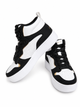 Кросівки високі для дівчинки Skechers Street Court High-Shine Kicks біло-чорні р. 35 (22 см) 6927117888786 - зображення 4