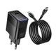 Адаптер сетевой HOCO C to C cable Lounge single port PD40W charger set CS113A |1C, PD/QC, 45W/3A| 5259613 - изображение 3