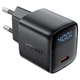 Адаптер сетевой AceFast GaN charger USB-C with digital display A135 |1Type-C, 40W/3A, PD/QC| 5259612 - зображення 1