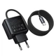 Адаптер сетевой HOCO New charger with Type-C cable C163A |25W/3A, PD3.0/QC| 5262141 - изображение 9