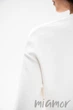 Свитшот женский коллекция Cotton Fleece German Volf 25166 L Молочный - изображение 4