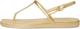 Жіночі сандалі Маямі Crocs Miami Metallic Thong Flip Gold (37-38, золотий) - изображение 4
