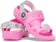 Дитячі крокси сандалії для дівчинки Crocs Classic Glitter Sandal Pink (25/26, рожевий) - изображение 1