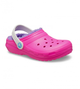 Дитячі крокси для дівчинки Crocs Classic Lined Clog Pink Crush (24/25, яскраво рожевий) - изображение 2