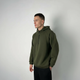 Худі чоловіче з каптуром трикотаж хакі, L-XL - изображение 9