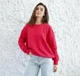 Світшот жіночий трикотаж малиновий, 2XL;3XL - изображение 6