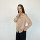 Сорочка жіноча штучний шовк бежева, L;XL - зображення 2