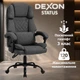 Кресло компьютерное FC-117-1 DEXON STATUS из ткани, с поясничной подушкой, Темно-серый - изображение 2
