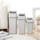 Відро для сміття MVM BIN-12 сіре 10л (BIN-12 10L GRAY) - изображение 8