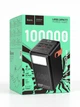 Повербанк для ноутбука 100000 mAh 65W PD Hoco швидка зарядка 6 USB 2 Type-C з LED-ліхтарем Чорний - зображення 5
