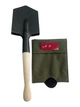 Мала піхотна саперна лопата чорна в чохлі М&М Вид 2 Olive green хакі (214508) - изображение 5