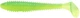 Силікон Keitech Swing Impact Fat 4.3" #424 Lime Chartreuse (6 шт/уп) - зображення 2
