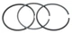 Кольца поршневые мотоблока 2V192F (дизель D92.00) (gen719) - изображение 2