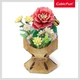 Конструктор-головоломка Cubic Fun 3D Puzzle Букет цветов Камелия 108 эл, W3302H - изображение 6