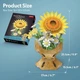 Конструктор-головоломка Cubic Fun 3D Puzzle Букет цветов Подсолнух 102 эл, W3303H - изображение 3