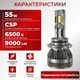 Світлодіодні лампи HB4 SMG3-9006 для авто Carlamp Smart Vision Gen3 Led автолампи 9000 Lm 6500 K (SMG3HB4) - зображення 2