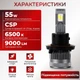Світлодіодні лампи H13 для авто Carlamp Smart Vision Gen3 Led автолампи 9000 Lm 6500 K (SMG3H13) - зображення 3