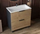 Тумба Status Hartia 80 Дуб, с умывальником Aria Low 80 - изображение 5