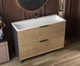 Тумба Status Hartia 120 Дуб, с умывальником Aria Low 120 - изображение 5