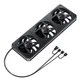 Вентилятор Jonsbo XA-360BR Shadow Blade Reverse Blade 120 мм PWM Black - изображение 1
