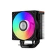 Кулер PCCOOLER RT400 ARGB для процессора с 4 тепловыми трубками и дисплеем, LGA1851/AM5, черный - изображение 1