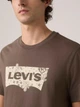 Футболка хлопковая длинная мужская Levi`s 739136538 XS Коричневая (1161364589) - изображение 4