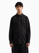 Рубашка хлопковая мужская Armani Exchange 600493644 L Черная (1159895162) - изображение 1