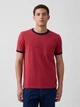 Футболка бавовняна чоловіча GAP 182644183 2XL Червона (1160663751) - зображення 1