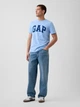 Футболка бавовняна довга чоловіча Gap 654206592 XXL Блакитна (1161094978) - зображення 3