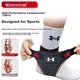 Бандаж на голеностоп Under Armour Flagship Premium, с амортизирующей вкладкой, черный, универсальный размер - изображение 6