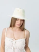 Капелюх федора з золотистим ланцюгом D.Hats Молочний - зображення 3