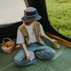 Килимок туристичний складаний двомісний IXPE Naturehike CNK2450WS044 з алюмінієвою плівкою, 200x120x1.8 см, синій - зображення 4