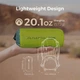 Килимок самонадувний Flextail Tiny Slleeping Pad, R03 AVS, розмір L (196 х 65 х 7 см), зелений - зображення 4