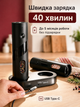 Мельница для специй перца соли электрическая аккумуляторная мельница набор 2 шт солонка и перечница электрическая на USB для измельчения с подсветкой подставкой для зарядки OnePro 74048 - изображение 3
