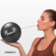 Мяч для пилатеса EasyFit 20 см черный (для фитнеса, гимнастики, тренировок и упражнений) - изображение 6