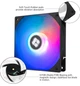 Вентилятор Thermalright TL-C12RB-S V2 120 мм ARGB, 4-Pin PWM, Reverse Fan, чорний - изображение 4