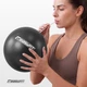 Гимнастический мяч EasyFit 25 см черный (для пилатеса, фитнеса, йоги и растяжки) - изображение 6