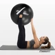 Фитбол EasyFit BalanceBall 85 см черный (гимнастический мяч для фитнеса, упражнений и тренировок) - изображение 2